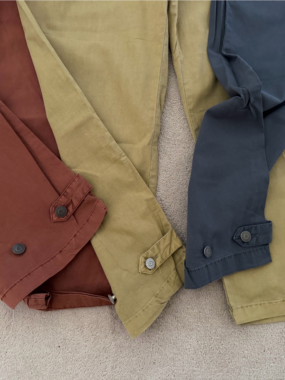 Sonoma Ankle Capris in Rust, Olive, Charcoal - Picture 4 of 8